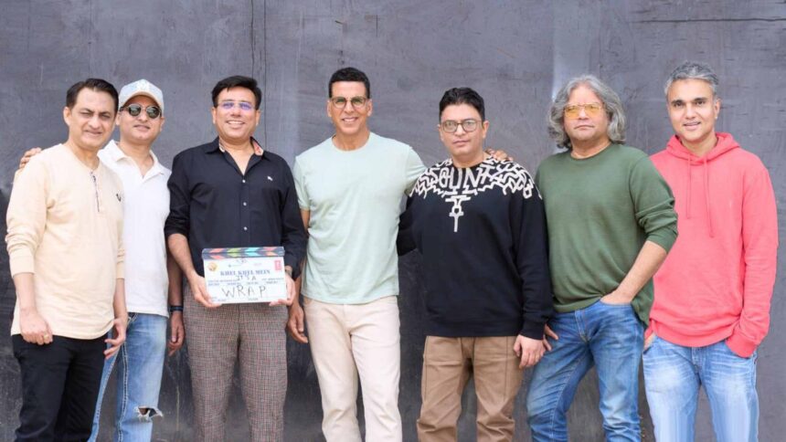 Akshay Kumar wraps up shooting of ‘Khel Khel Mein’