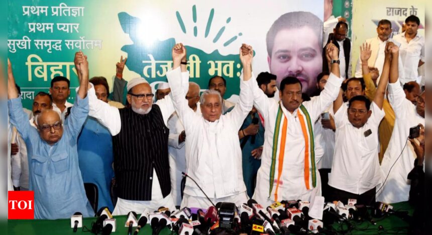 INDIA bloc announces Bihar seat sharing agreement | India News