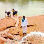 In drought-hit K’taka, farmer pumps water from own well into dry river | India News