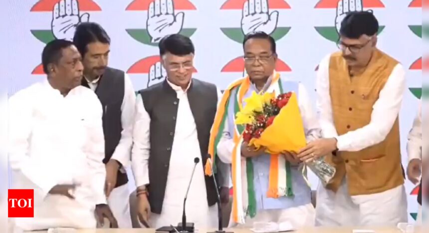 Lok Sabha election 2024: Former BJP MP Ram Tahal Chaudhary joins Congress | India News