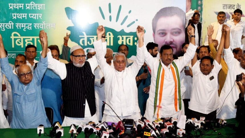 Mahagathbandhan announces seat-sharing for Bihar; RJD to contest 26, Congress 9