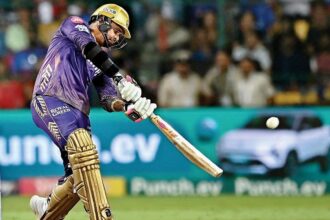 Sunny time for KKR’s Narine with bat and ball v RCB