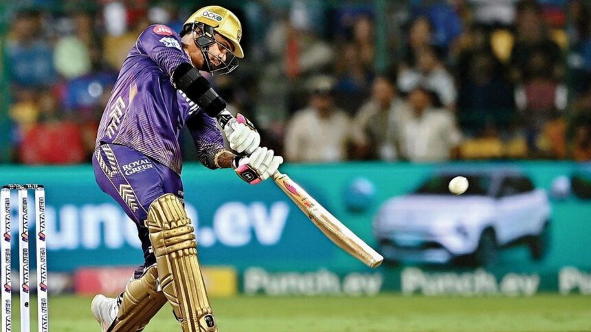 Sunny time for KKR’s Narine with bat and ball v RCB