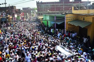 Thousands gather at Ansari's funeral in UP's Ghazipur, wife and elder son miss last rites | India News