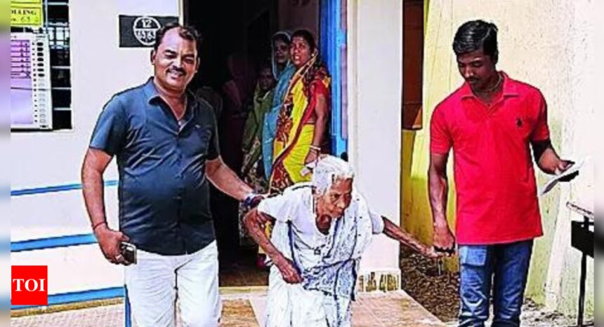 111-year-old grandma defies heat, boycott calls to cast ballot | India News