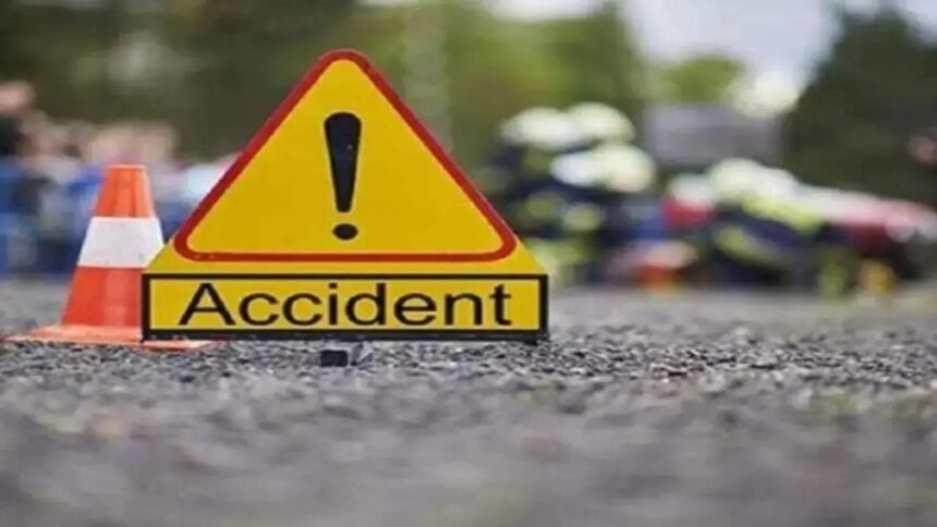 12 vehicles collide with each other in Nagpur`s Mankapur, four people injured