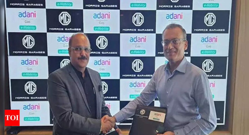 Adani Total Energies E-Mobility inks MoU with MG Motors India