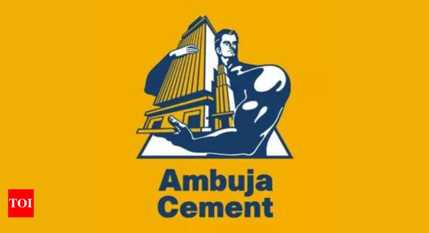 Ambuja Cements: Ambuja To Buy Tn Cement Biz Of My Home In ₹414cr Deal | India Business News