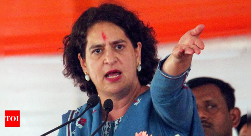 BJP by-passing democratic process to enact laws: Priyanka Gandhi | India News