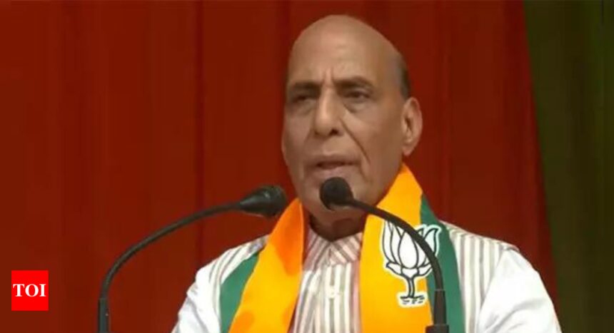 BJP manifesto gold standard for all: Rajnath | India News