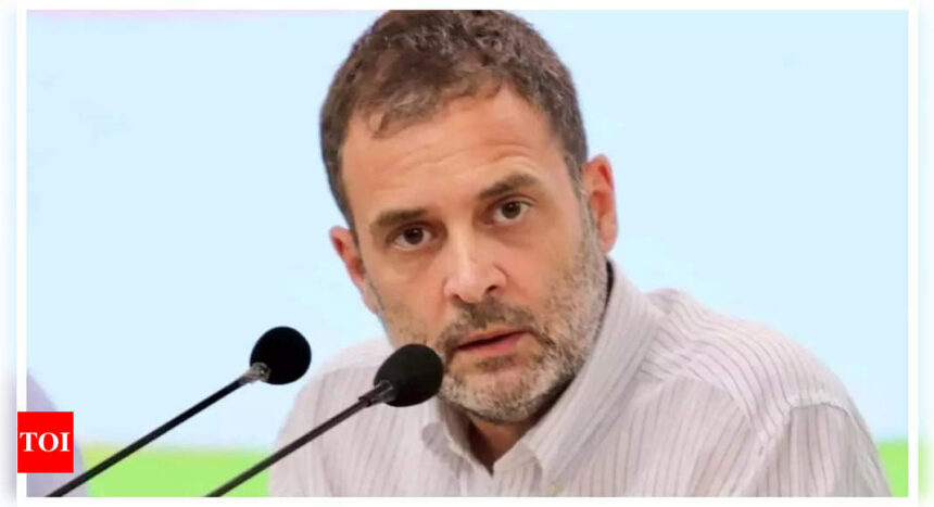 BJP seeks 'stringent action' against Rahul Gandhi over his EVM remark | India News