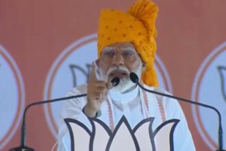 Congress will give your wealth to those who have more children: PM Modi in Rajasthan | India News