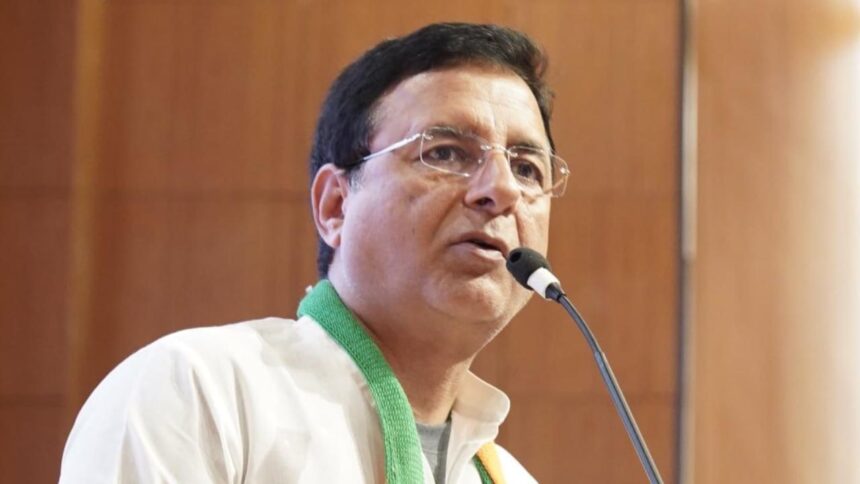 EC bans Cong`s Surjewala from campaigning for 48 hrs over remarks on Hema Malini