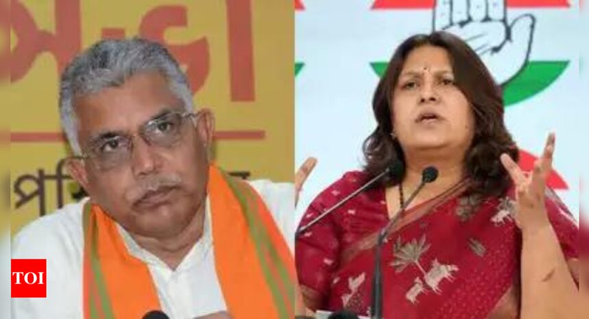 EC censures BJP's Dilip Ghosh and Congress' Supriya Shrinate | India News