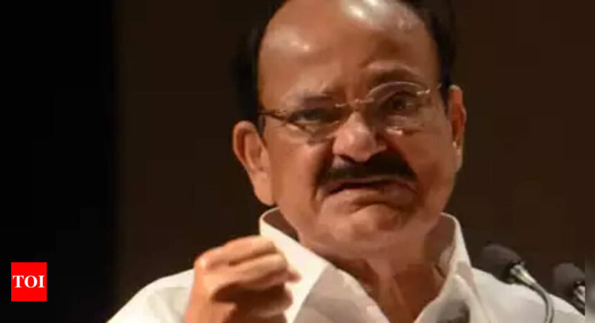 Ex-VP Naidu calls for strengthening anti-defection law, end to freebies in polls