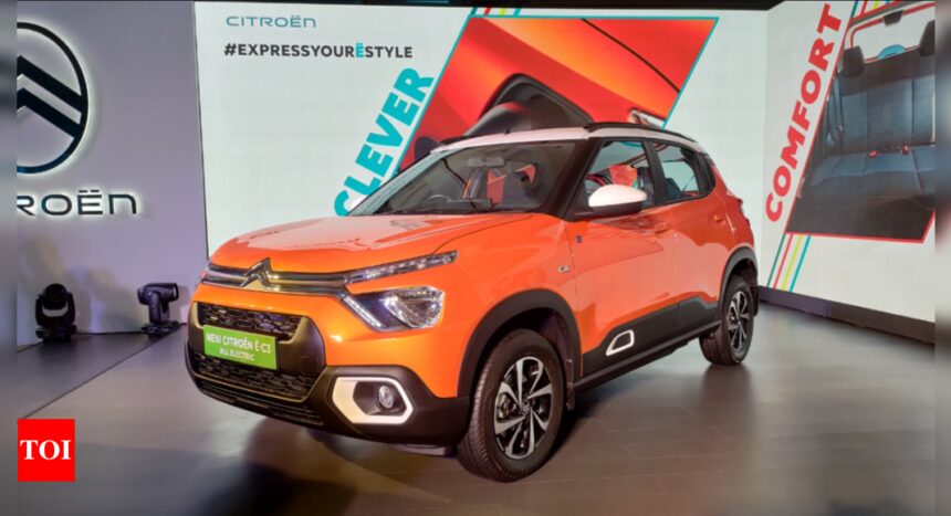 French carmaker Citroën begins export of electric vehicle made in India