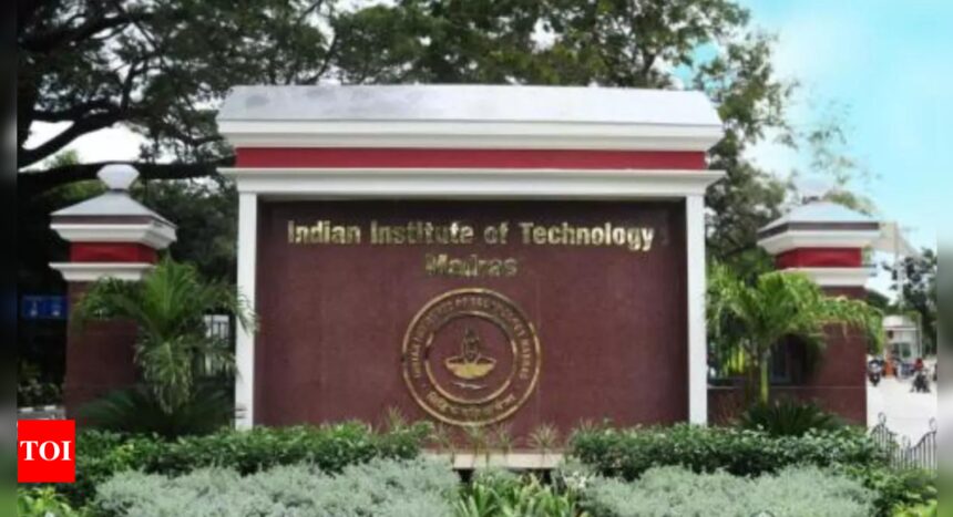 IIT Madras launches research foundation to boost global presence | India News