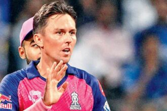 IPL 2024: Boult bamboozles MI`s batting lineup, bags 3 for 22 runs