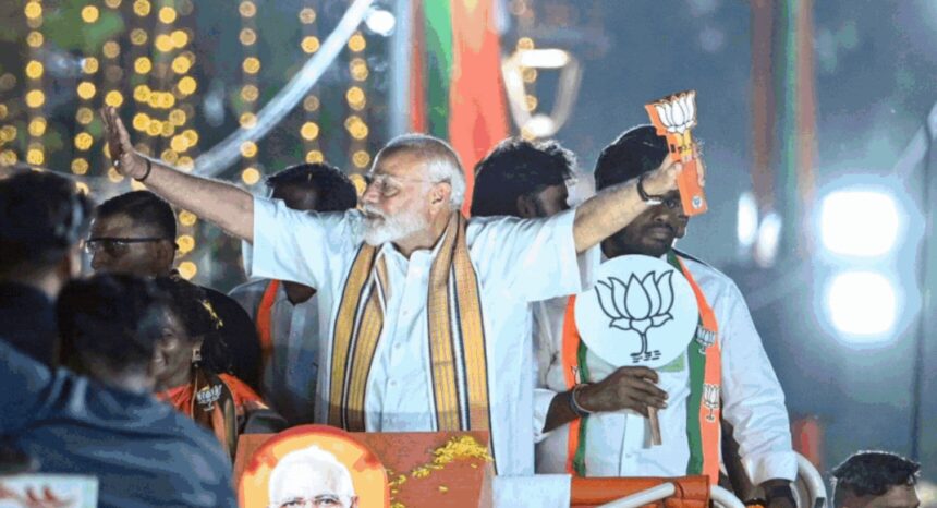 In Chennai, PM Modi adds weight to BJP’s poll push in TN | India News