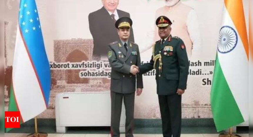 India-Uzbekistan defence collaboration: General Manoj Pande inaugurates state-of-the-art IT lab | India News