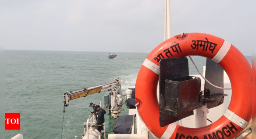 Indian Coast Guard rescues Bangladeshi fishermen stuck in sea for two days | India News