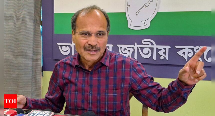 Lok Sabha elections 2024: Congress leader Adhir Ranjan Chowdhury writes to CEC against 'misuse' of police to harass Bengal party workers | India News