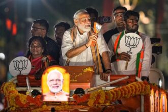 Lok Sabha elections: PM Modi holds second roadshow in Tamil Nadu in a month