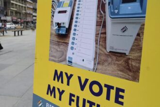 Lok Sabha polls: Paper cups, stickers on cylinders propagate voter awareness in Rajsthan's Bundi | India News