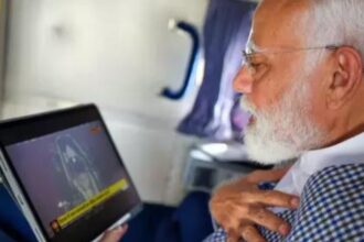 Long-awaited moment of pure bliss: PM as he catches Ram Lalla's Surya Tilak on flight | India News