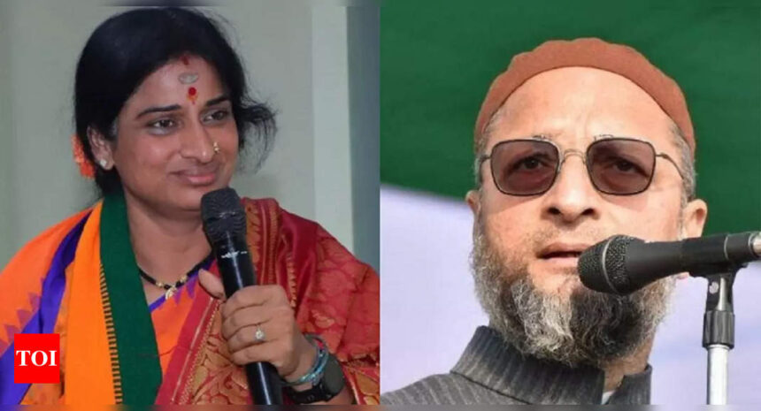 'Look at level of his friendships': BJP candidate Madhavi Latha on Owaisi receiving threats | India News