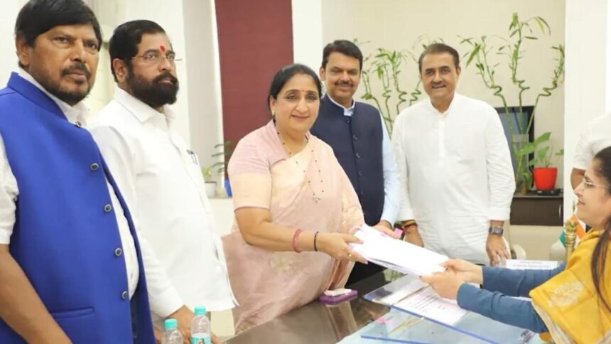 Maharashtra Lok Sabha elections: Sunetra Pawar files nomination from Baramati