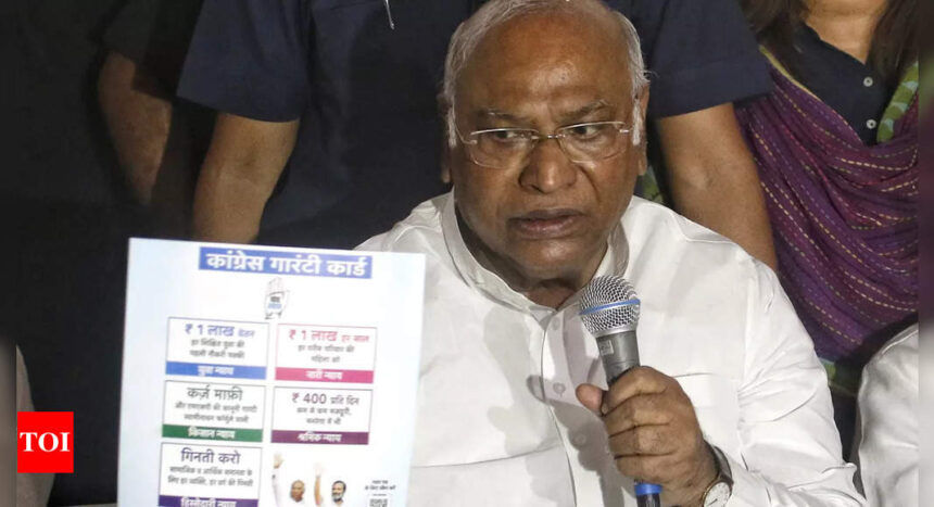 Mallikarjun Kharge launches Cong's 'Ghar Ghar Guarantee' initiative, takes a dig at PM's 'Modi ki guarantee' | India News