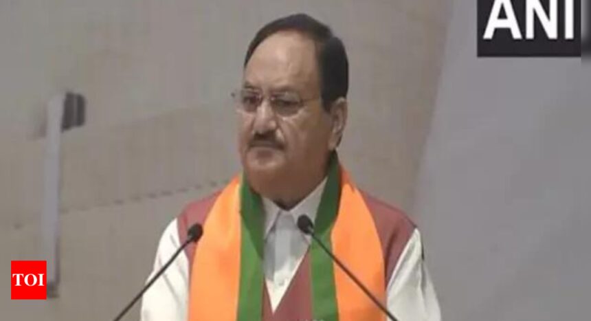 'Manifesto reflects what founding fathers of BJP envisioned...': JP Nadda | India News