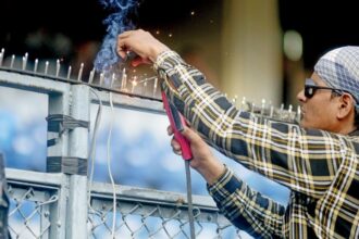 Metal spikes on Wankhede Stadium fences to thwart fan-invasion