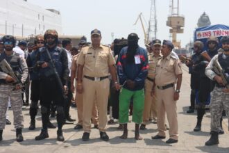 Mumbai Police arrests 9 pirates caught off Somalia coast by Indian Navy