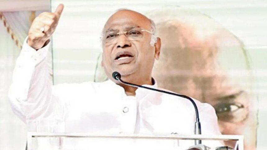 Polls fight against `Manuwadi` ideology: Mallikarjun Kharge