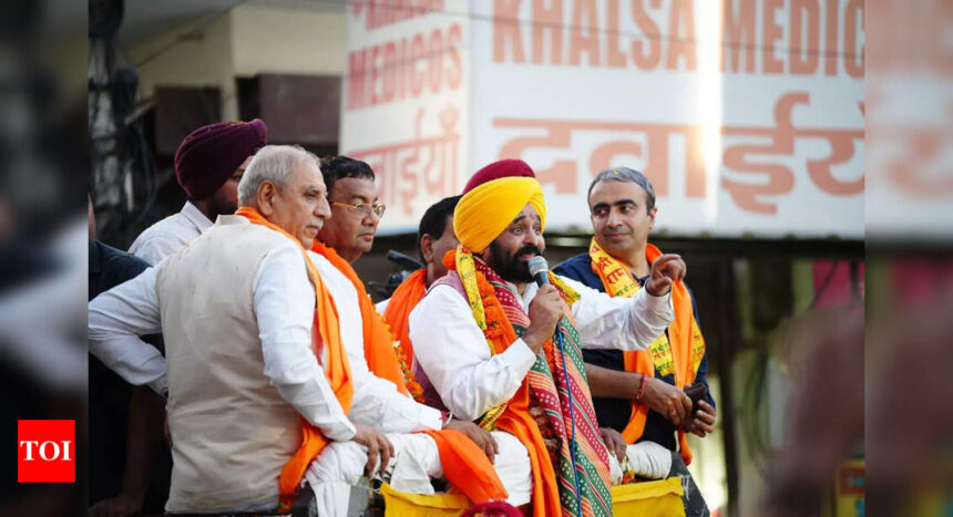 Punjab CM participate in road show at Kurukshetra, slogans say ‘will answer jail with vote’ | India News