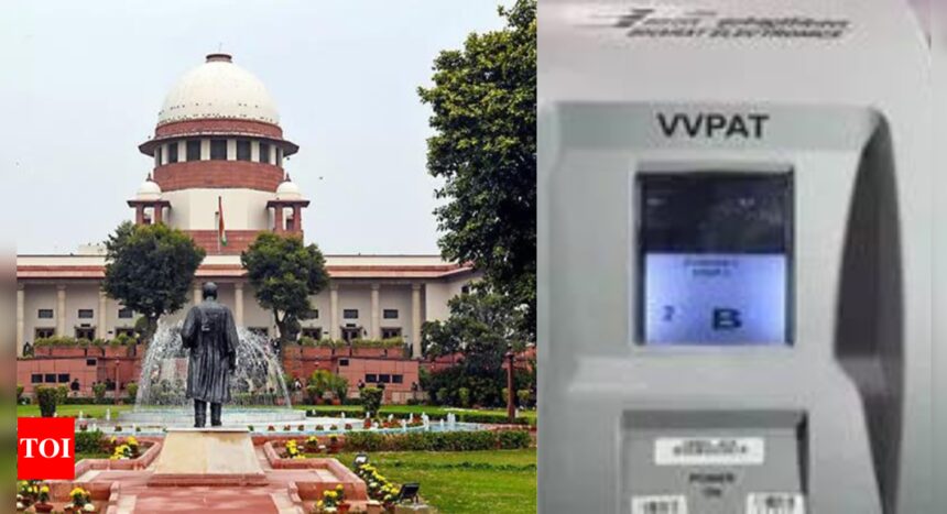 SC examining plea for counting of 100% VVPAT slips | India News