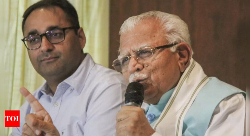 'Sirfire log' opposing BJP candidates in Haryana, says ex-CM Khattar | India News