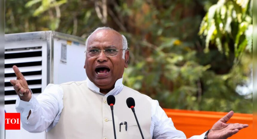 'Stink of RSS': Kharge hits back at PM Modi's 'Muslim League' remark; Congress complains to poll body | India News