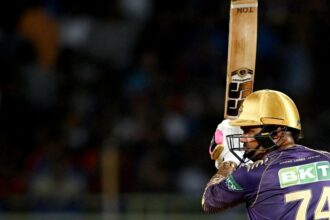 Sunil Narine`s skyward symphony: Sixes ascend to new heights in Vizag