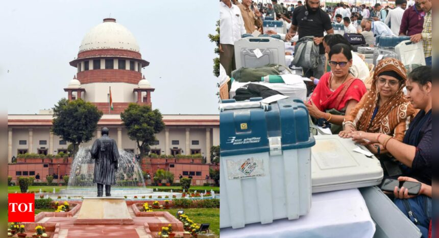 Supreme Court: Can't pass order on EVMs on suspicion of manipulation | India News