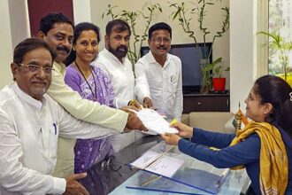 Supriya Sule file nominations for Baramati Lok Sabha elections