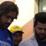 Suresh Raina supports limping MS Dhoni on stairs after CSK`s victory: Watch