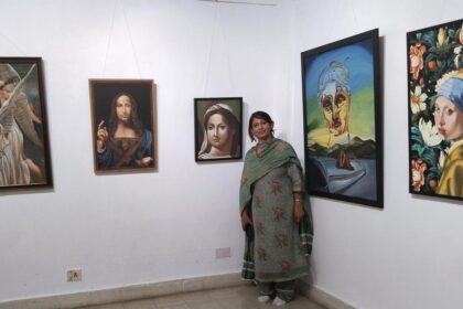 Tomina Mary Jose’s exhibition in Thiruvananthapuram celebrates iconic paintings