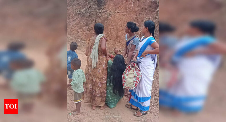 Tribal woman delivers on road after ambulance fails to reach destination due to poor road connectivity | India News