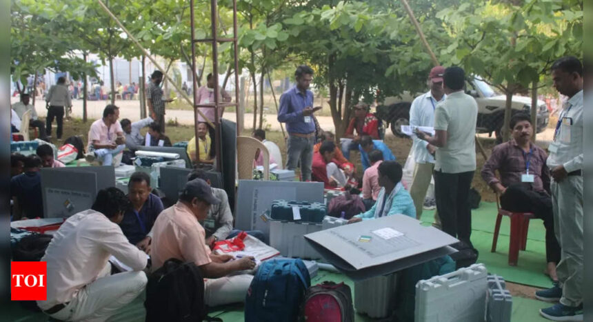 Women-led sangwari booths promote inclusive voting in Chhattisgarh | India News