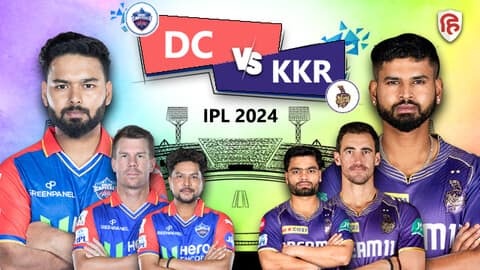 कोलकाता ने दिल्ली के खिलाफ जीता टॉस, कुछ ऐसी है प्लेइंग-11 DC vs KKR Live Score IPL 2024 Delhi Capitals vs Kolkata Knight Riders Match in Visakhapatnam Stadium on 3 April 2024-cricket news