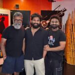 ‘Pushpa 2’: Allu Arjun shares photo with Sukumar, Devi Sri Prasad from music recording session