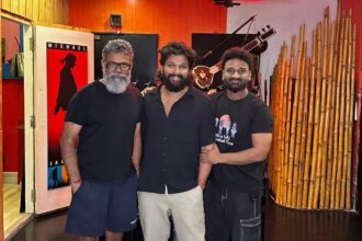 ‘Pushpa 2’: Allu Arjun shares photo with Sukumar, Devi Sri Prasad from music recording session